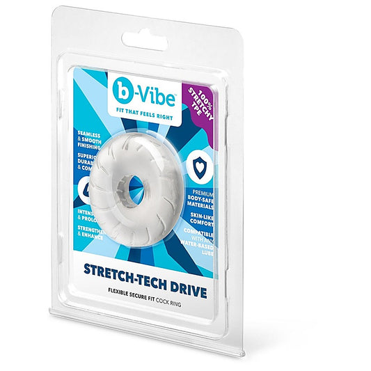 Stretch-Tech Drive Ultra Stretchy Cock Ring by B-Vibe