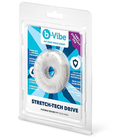 Stretch-Tech Drive Ultra Stretchy Cock Ring by B-Vibe