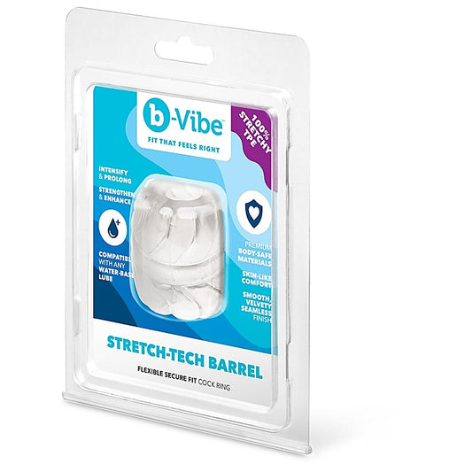 Stretch-Tech Barrel Ultra Stretchy Cock Ring by B-Vibe
