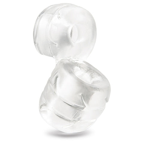 B-Vibe Strech-Tech Double Barrel Cock Ring & Ball Stretcher