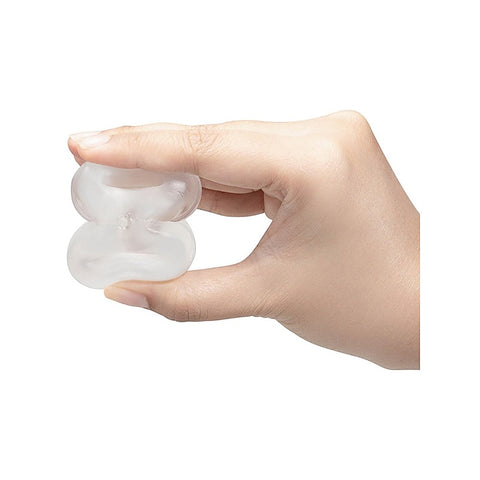 B-Vibe Strech-Tech Double Barrel Cock Ring & Ball Stretcher