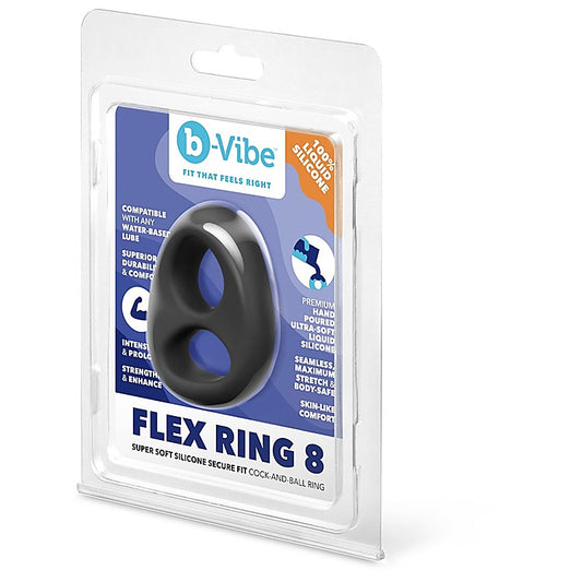 Flex Ring Eight shape Silicone Cock Ring by B-Vibe