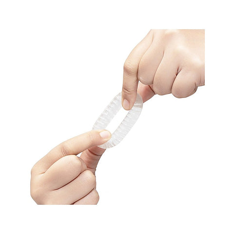 Stretch-Tech Swirl Ultra Stretchy Cock Ring by B-Vibe
