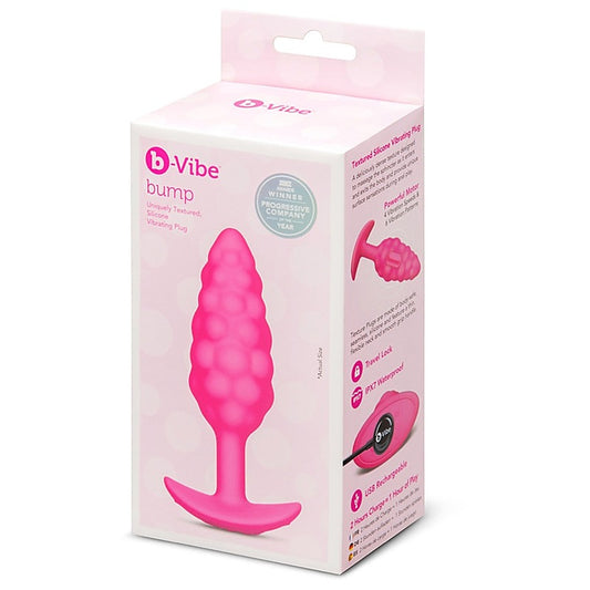 Bump Texture Vibrating Butt Plug by B-Vibe
