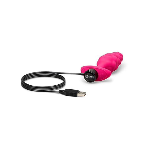 Bump Texture Vibrating Butt Plug by B-Vibe