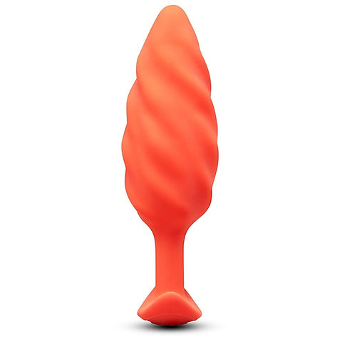 Swirl Texture Rechargeable Anal Plug by B-Vibe