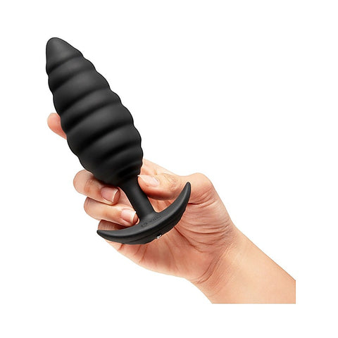 Twist Texture Vibrating Anal Plug by B-Vibe