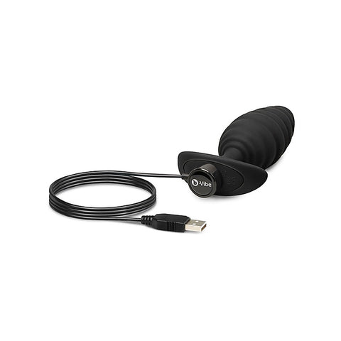 Twist Texture Vibrating Anal Plug by B-Vibe