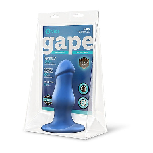 Gape 8.25 Inch Bulbous Dildo With Suction Cup by B-Vibe