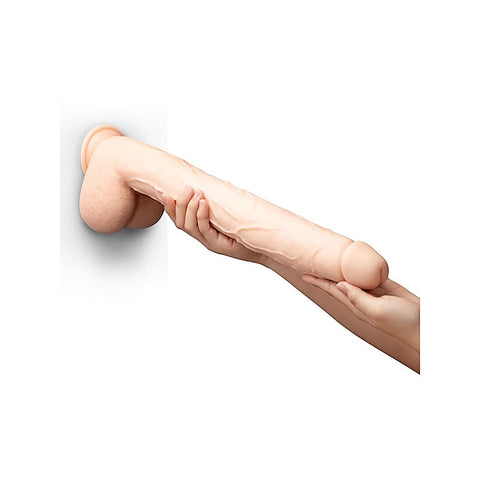 B-Vibe Bone 17 Inch Deep-Insert Dildo With Realistic Balls