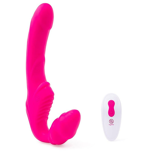 Remote Control Strapless Strap-On Vibrator by Together