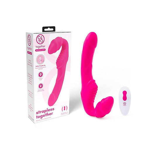 Remote Control Strapless Strap-On Vibrator by Together