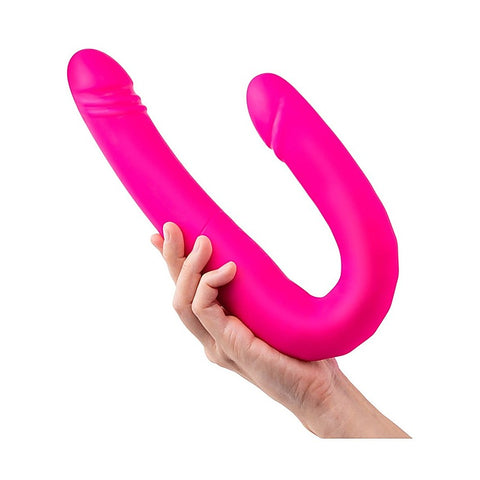 Duo Double-Ended Vibrating Thrusting Dildo by Together