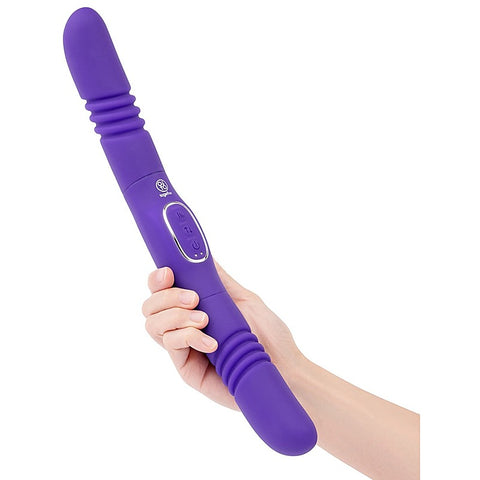 Double Delight Vibrating and Thrusting Dildo by Together