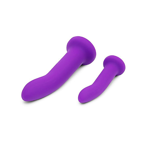 Duo 2Pc Silicone Dildo & Harness Set by Together