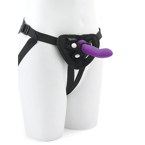 Duo 2Pc Silicone Dildo & Harness Set by Together