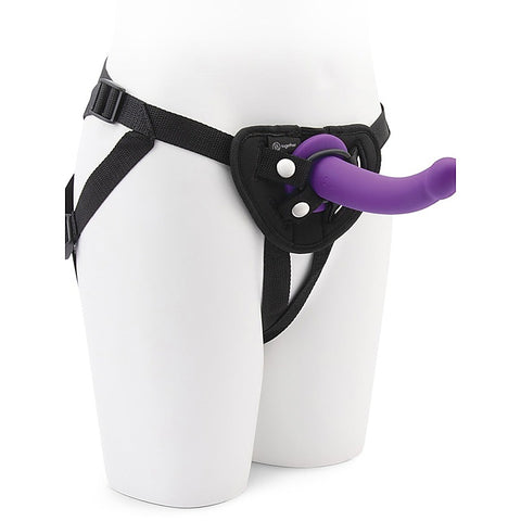 Tilt Vibrating Silicone Dildo Harness Set by Together