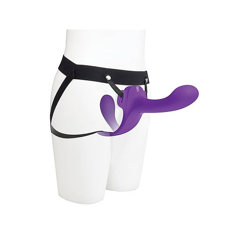 Lock-In Dual-Ended Vibrating Strap-On Set by Together