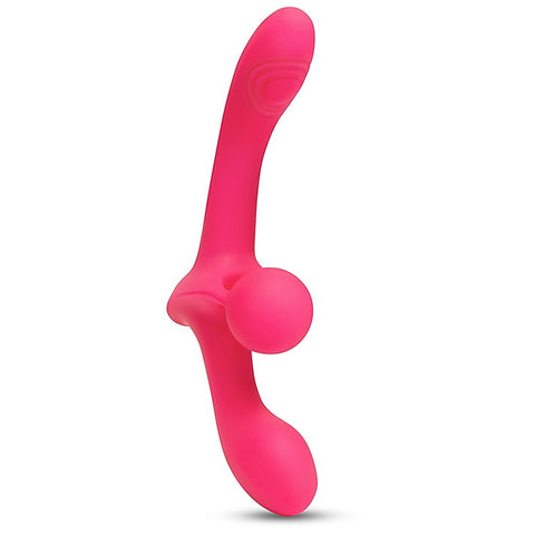 Double Tap Vibrating Strapless Strap-On Set by Together