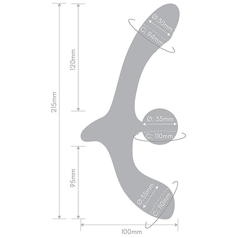Double Tap Vibrating Strapless Strap-On Set by Together