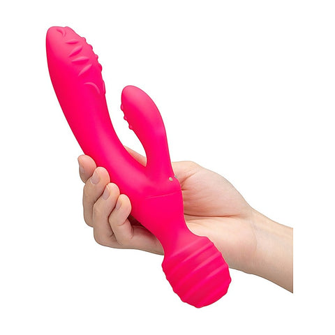 Tri Delight Dual-Ended Wand Rabbit Vibrator by Together