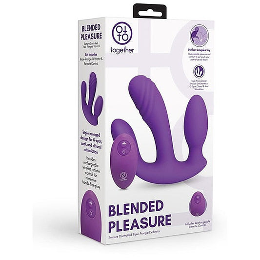 Blended Pleasure Remote Triple-Pronged Vibrator by Together