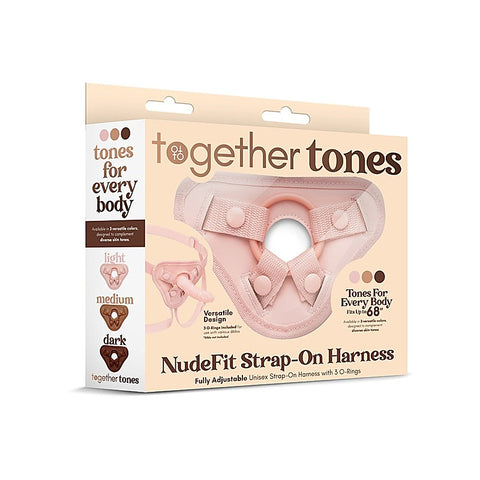 NudeFit Adjustable Unisex Strap-On Harness Set by Together