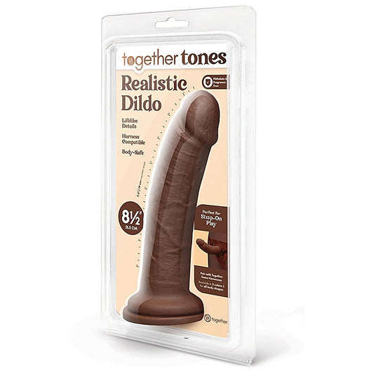 Tones 8.5 Inch Lifelike Curved Dildo by Together