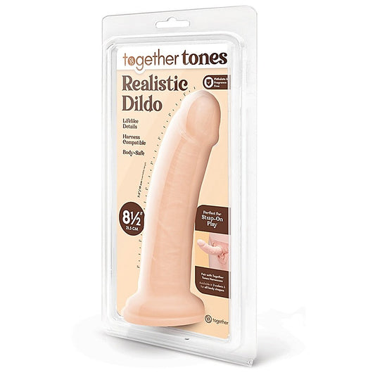 Tones 8.5 inch Realistic Looking Dildo by Together