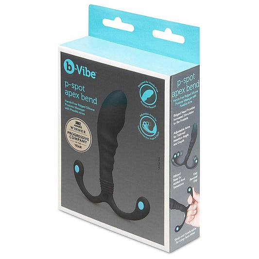 P-Spot Apex Bend Ridged Prostate Massager by b-Vibe