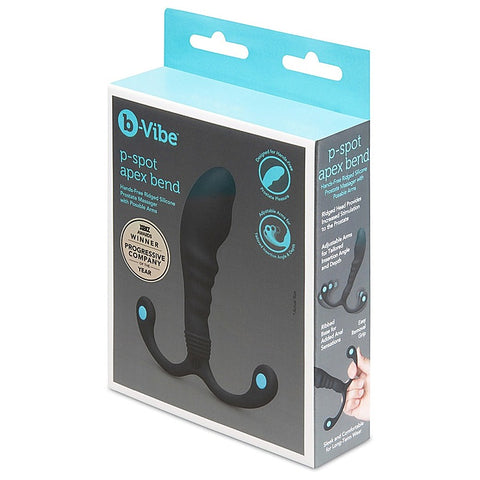 P-Spot Apex Bend Ridged Prostate Massager by b-Vibe