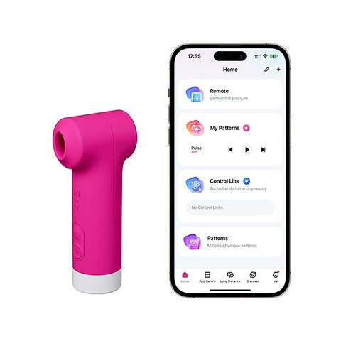 Fizz Suction and Tapping Clitoral Vibrator by Lovense