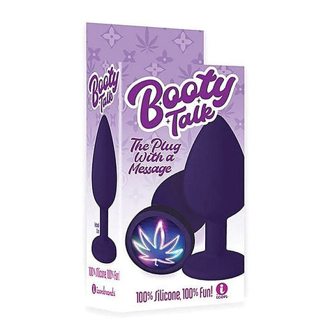 The 9's Booty Talk - Neon Leaf by Icon Brands - Butt Plugs