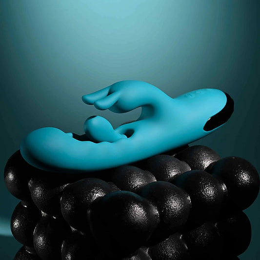 BUNNY TAPPER Rabbit Vibrator with Flicking Shaft by Evolved
