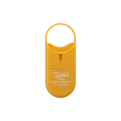 GoodHead To-Go Deep Throat Spray Mango 9ml by Doc Johnson