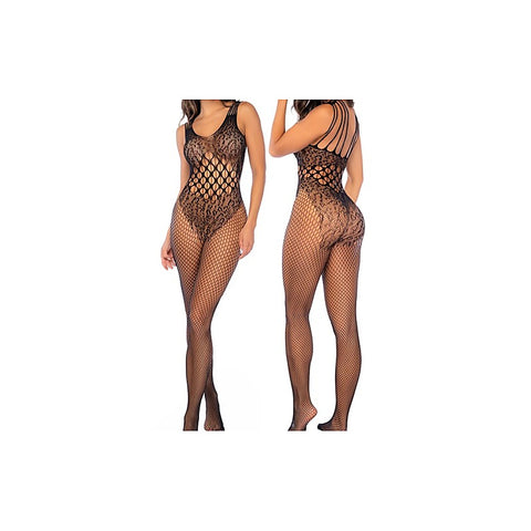 Leopard Fishnet Pattern Bodystocking OS by Mapale