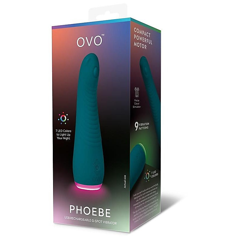 Ovo Phoebe G-Spot Rechargeable Silicone Vibrator - G-Spot Vibrators