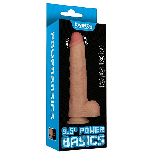 9.5 Inch Vibrating Power Basics Cock by Lovetoy