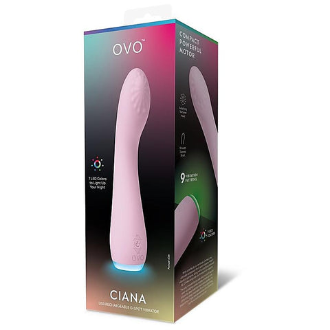 Ovo Ciana G-Spot Rechargeable Silicone Vibrator - G-Spot Vibrators