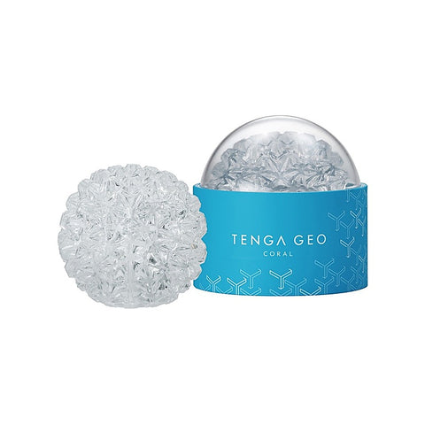 Geo Coral Textured Male Masturbator by Tenga