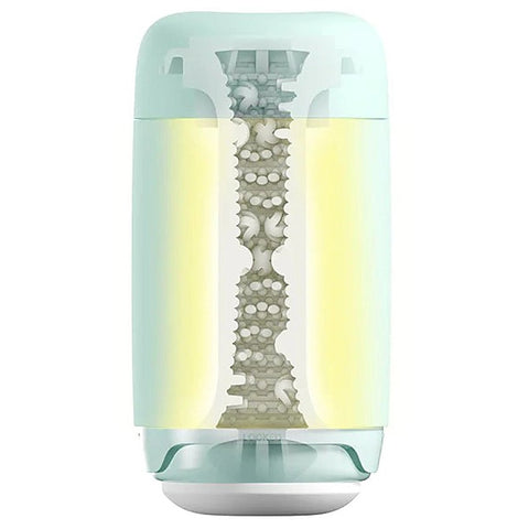 Puffy Reusable Textured Male Masturbator by Tenga