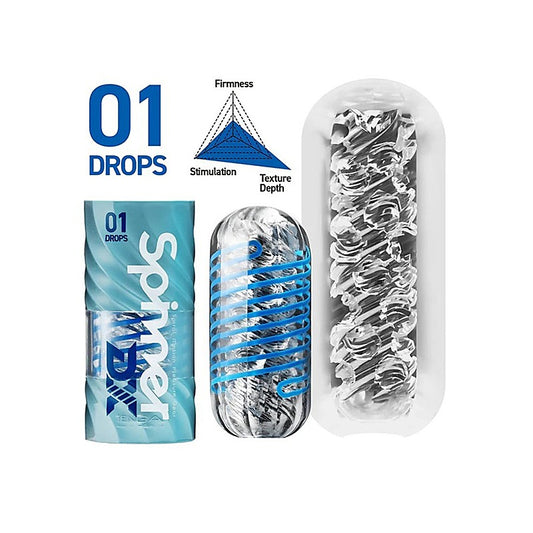 Spinner Dx 01 Drops Spinning Texture Stroker by Tenga