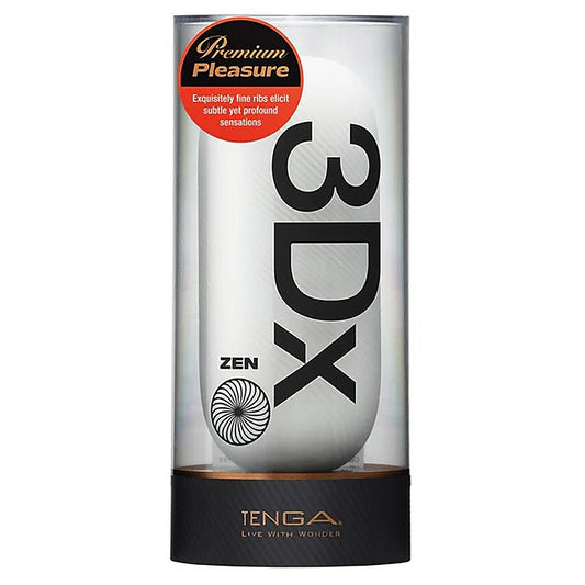 3Dx Zen Reversible Ribbed Stroker by Tenga