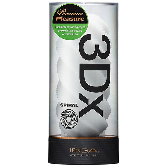 3Dx Spiral Reversible Twisting Stroker by Tenga