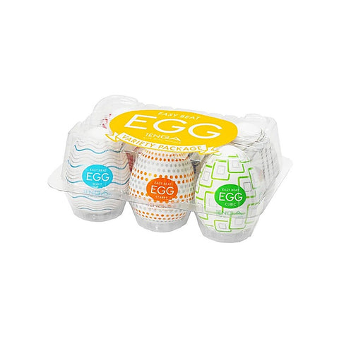 Egg Variety Pack Standard Textured Strokers by Tenga - Masturbators and Strokers