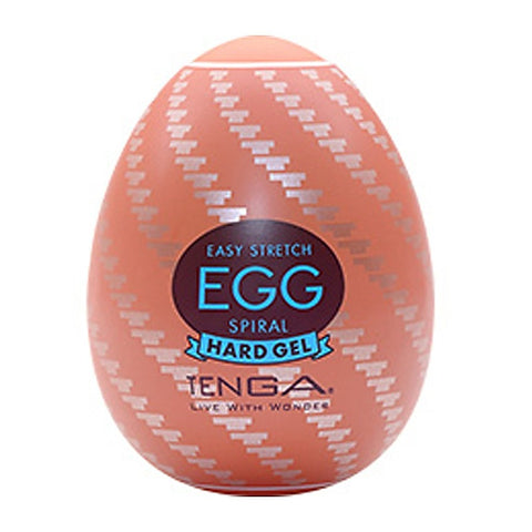 Egg Spiral Textured Male Stroker by Tenga - Masturbators and Strokers