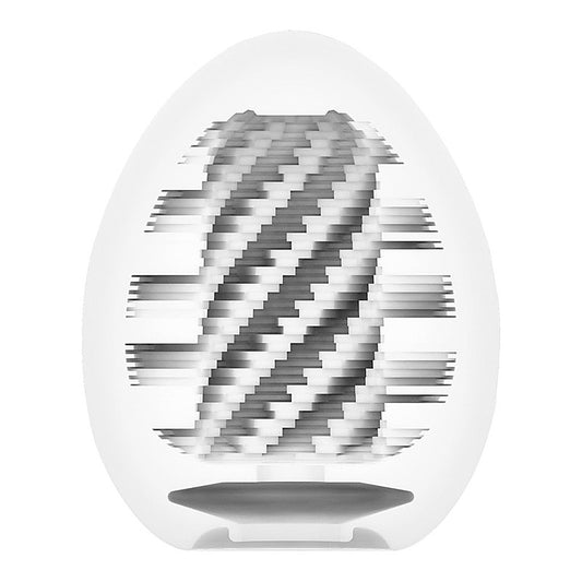 Egg Spiral Textured Male Stroker by Tenga - Masturbators and Strokers