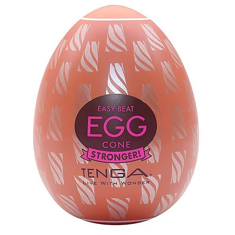 Egg Cone Twisting Edge Textured Stroker by Tenga - Masturbators and Strokers