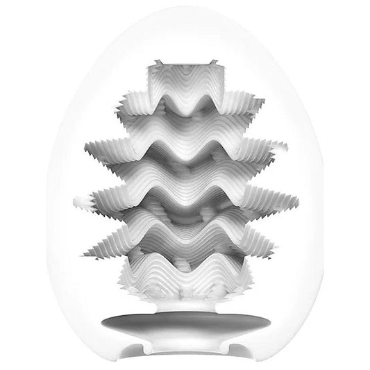 Egg Wavy Ribbed Texture Male Stroker by Tenga