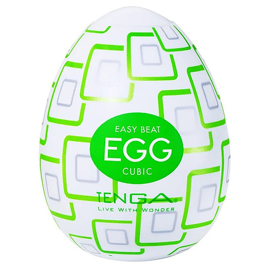 Egg Cubic Spiral Cube Textured Stroker by Tenga